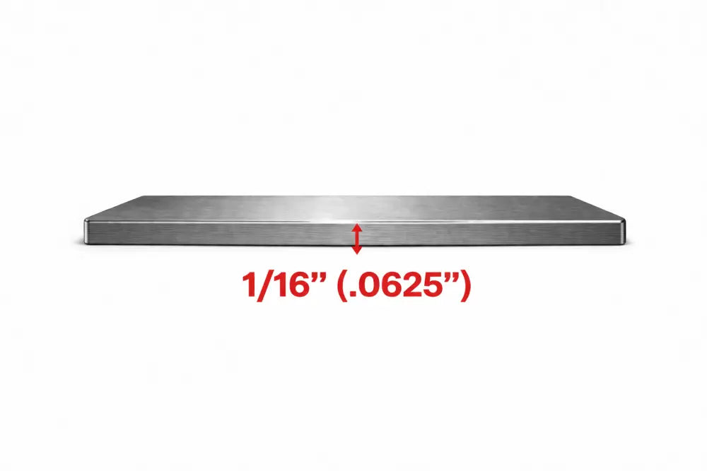 1/16 inch Square Steel Plate-Select Size - Square Steel Plate