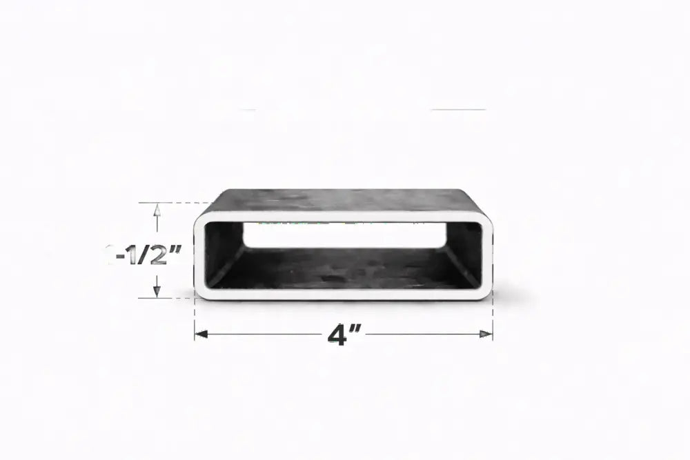 1-1/2’’ x 4’’ 11ga Rectangle Steel Tubing – Select Length - 1-1/2 x 4