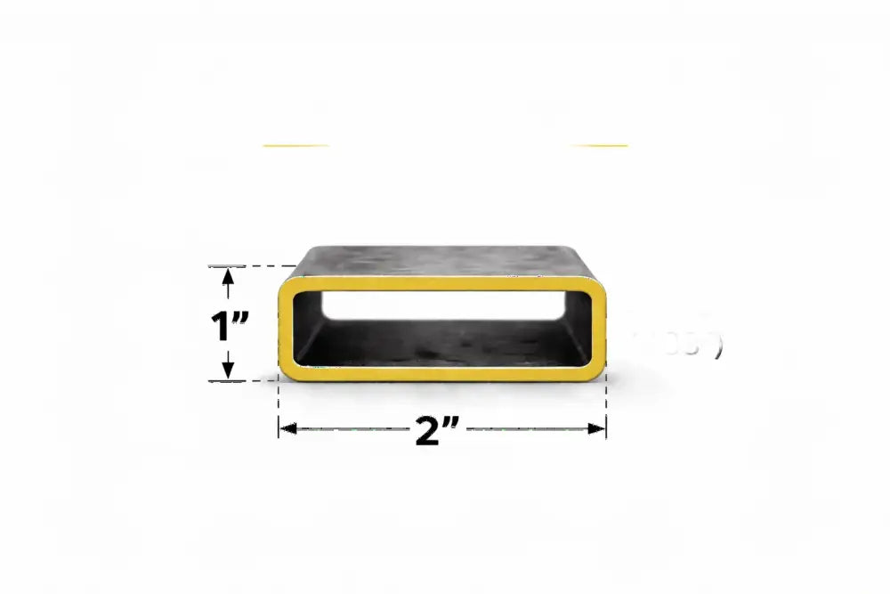1’’ x 2’’ 3/16’’ Rectangle Steel Tubing – Select Length - 1 x 2