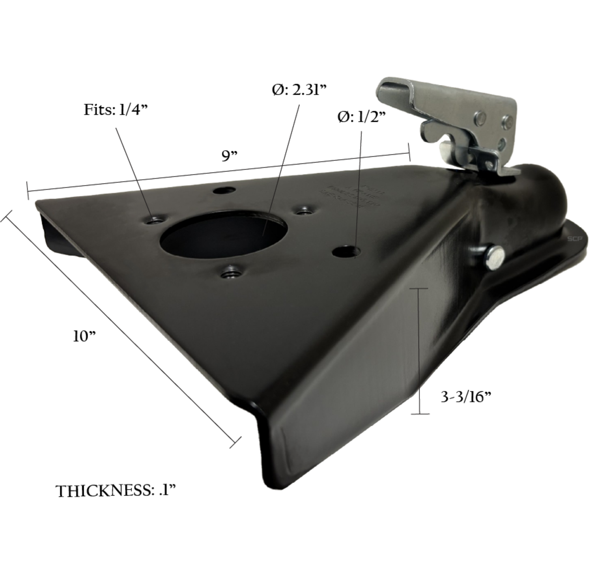 2" A-Frame Weld-On Trailer Coupler