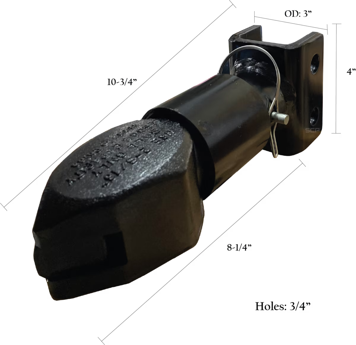 Heavy-Duty 2" Adjustable Ball Trailer Coupler
