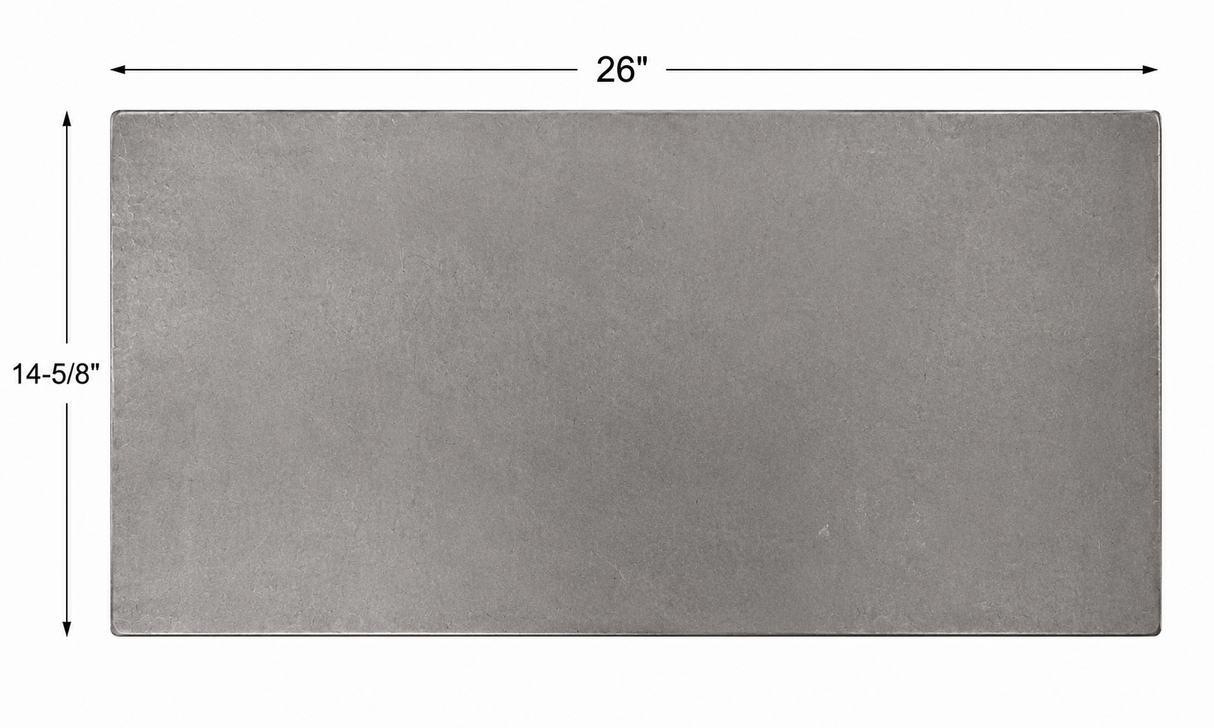 1/16" Steel Plate-14-5/8" x 26" x .065"