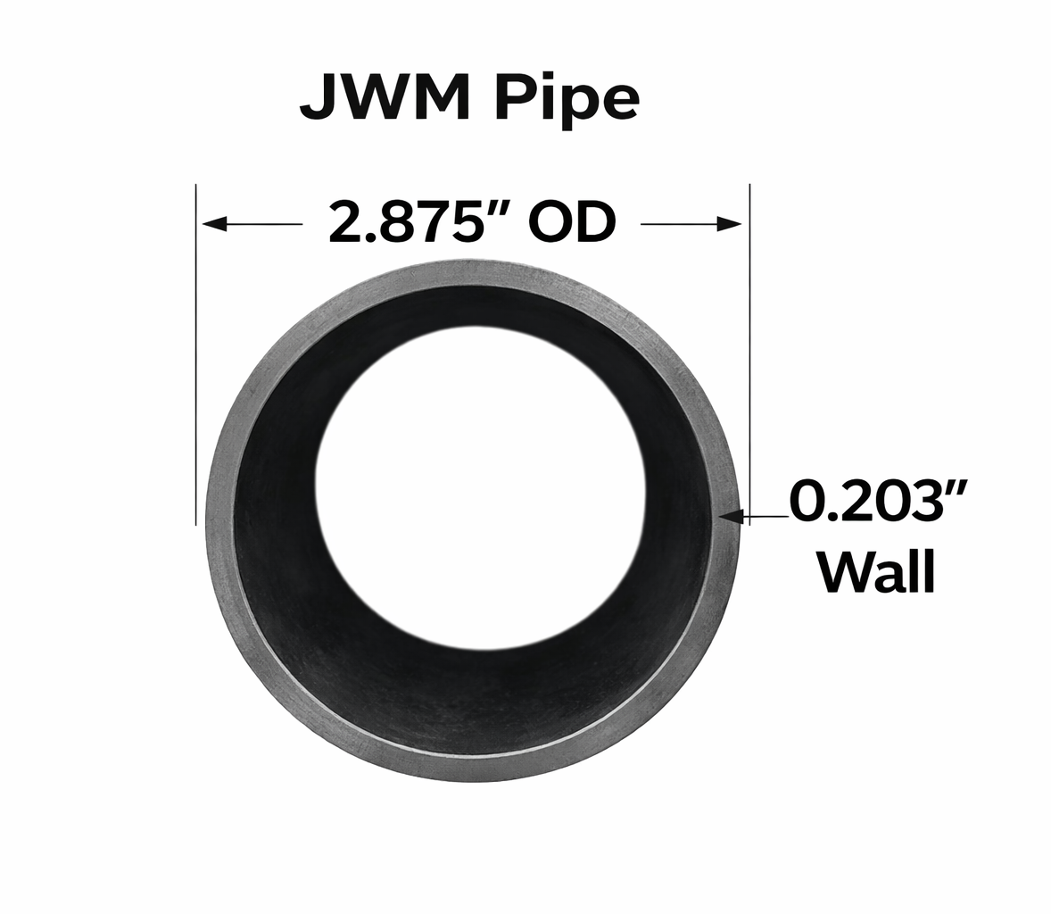 Steel Pipe-2-1/2" Schedule 40-Cut to Length