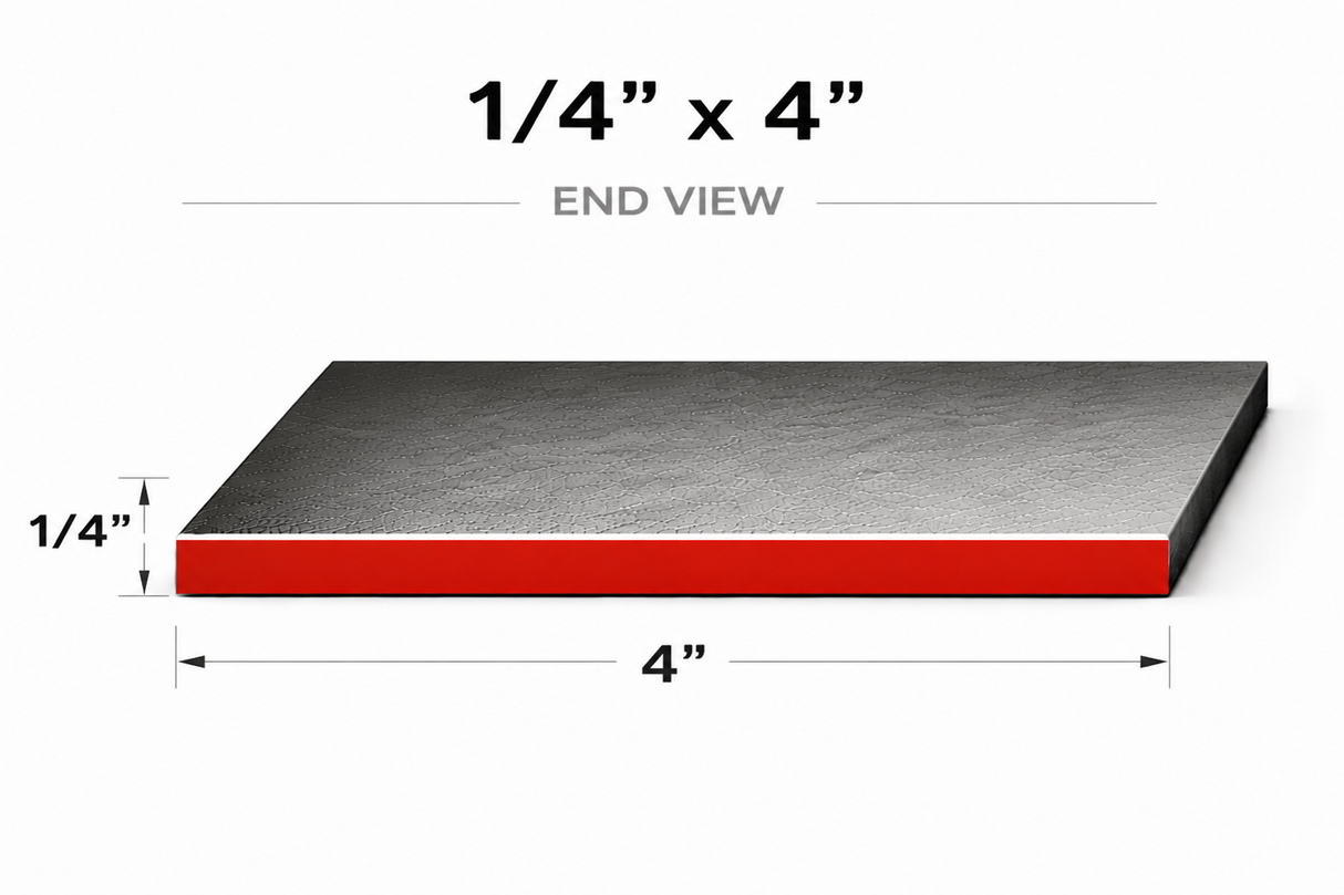 Flat Bar-1/4" x 4" Wide Steel Bar-Select Length