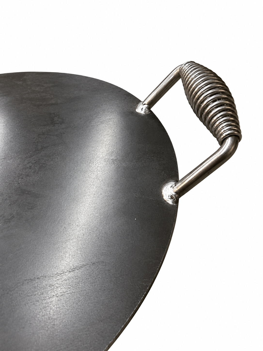 1/4" Steel Pizza Plate with Welded Spring Handles – Pre-Seasoned Cooking Steel for Pizza, Grill & Oven – USA Made Steel
