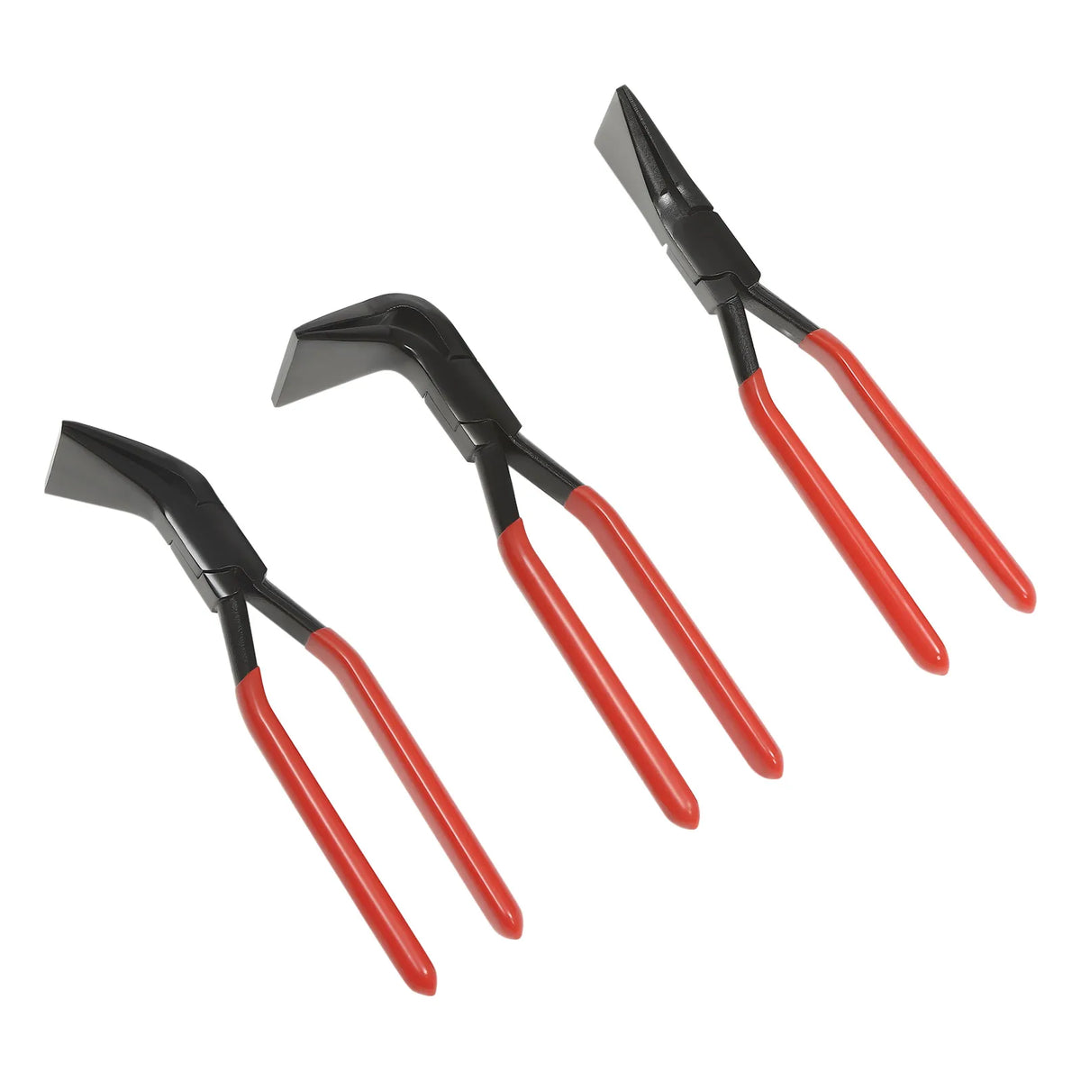 3-Piece Sheet Metal Seamer Pliers Set – Straight, 45° & 90° Bending Pliers