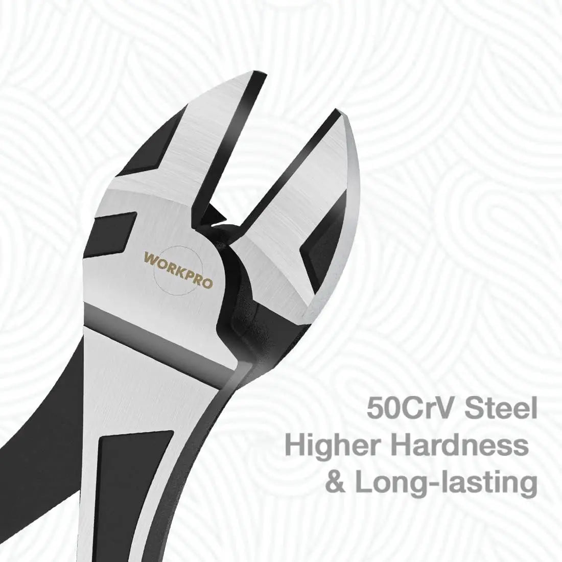 7" Heavy-Duty Diagonal Cutting Pliers – CR-V Steel Wire Cutters with Comfort Grip Handles