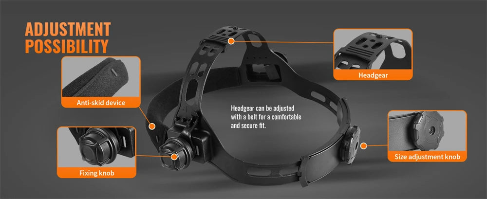 HITBOX HT-111 Auto Darkening Welding Helmet – True Color TIG, MIG & ARC Welding Mask with Adjustable Shade