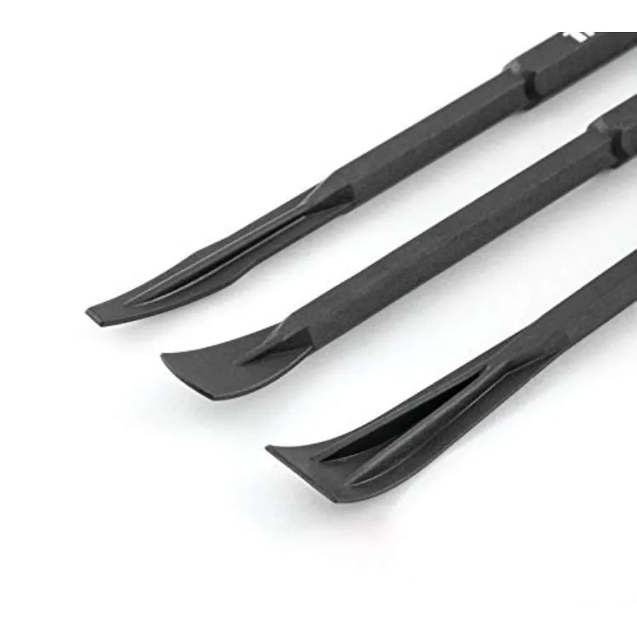 3-Piece Precision Pry Bar Set – Non-Marring Mini Pry Tools for Automotive, Electronics & Trim Removal