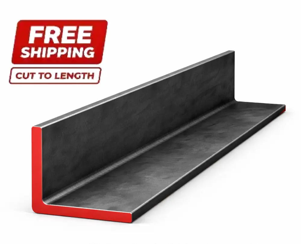 Angle Iron - 1-3/4’’ x 1-3/4’’ x 1/4’’(0.250’’) - Select Length - 1-3/4 x 1-3/4