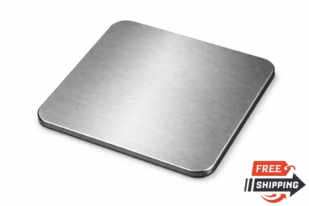Square Steel Plate-1/16’’ Thick-Radius Corners-Select Size - Square Rounded Corners