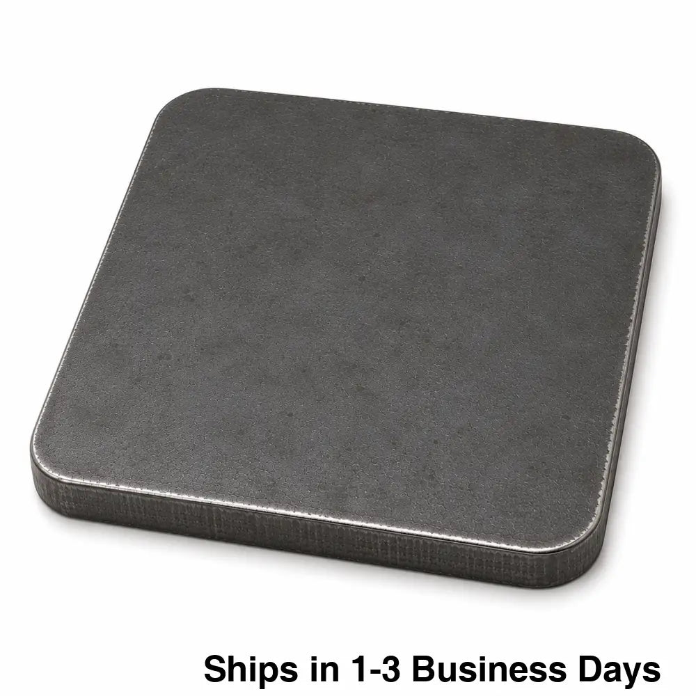 Square Steel Plate-1/4’’ Thick (1/2’’ Radius Corners)-Select Size - Square Rounded Corners