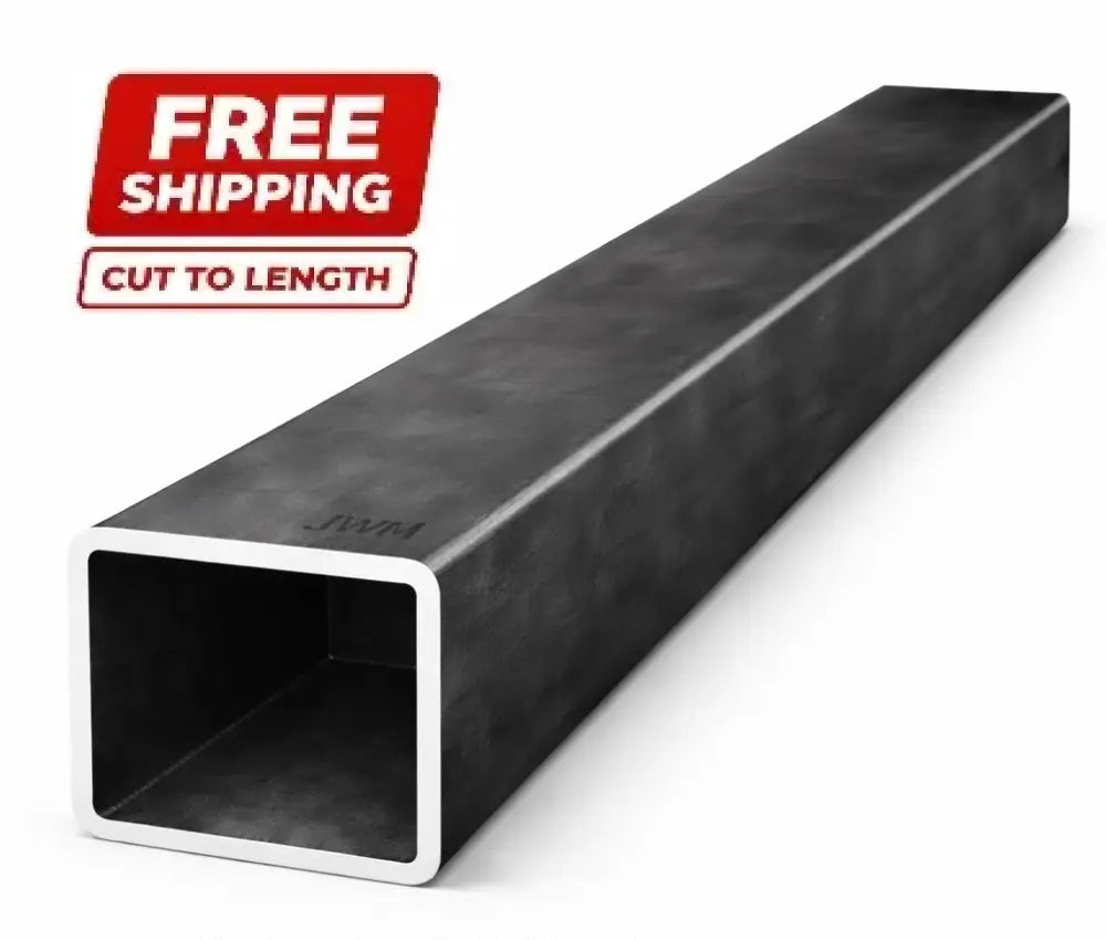 Square steel tubing 11ga (0.120") wall thickness