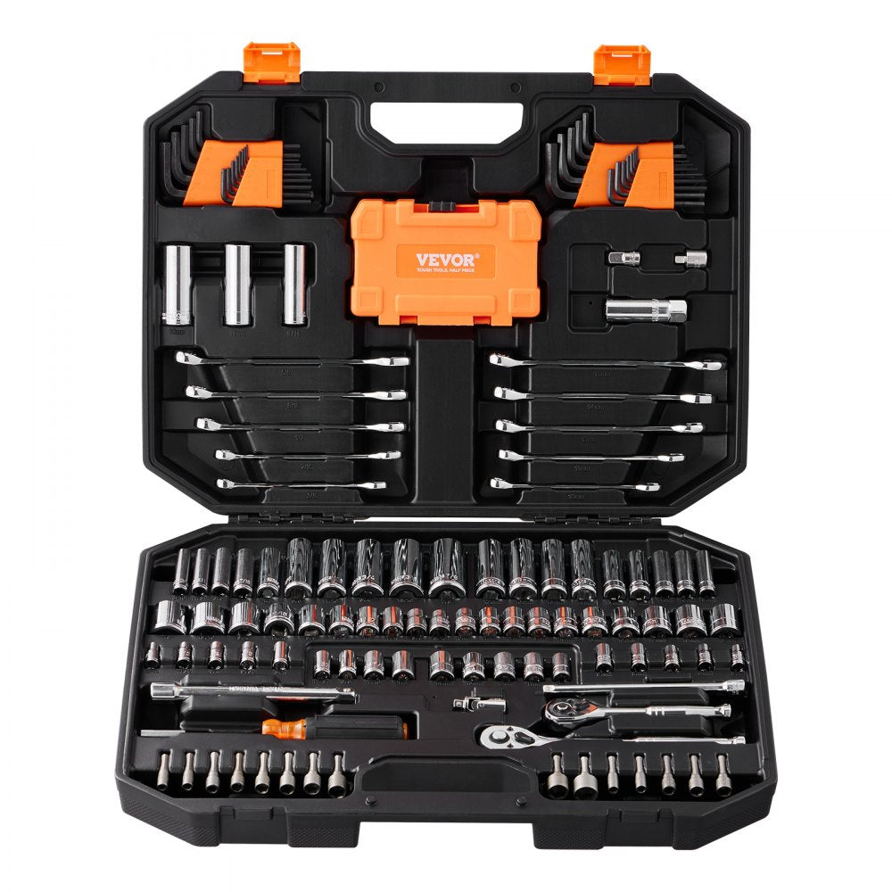 XL3263 Mechanics Tool Set SAE and Metric with Storage Case