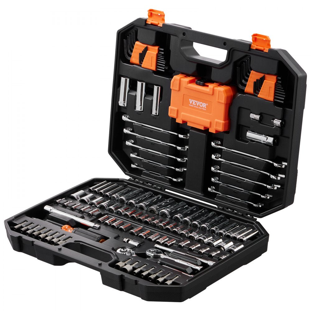 XL3263 Mechanics Tool Set SAE and Metric with Storage Case