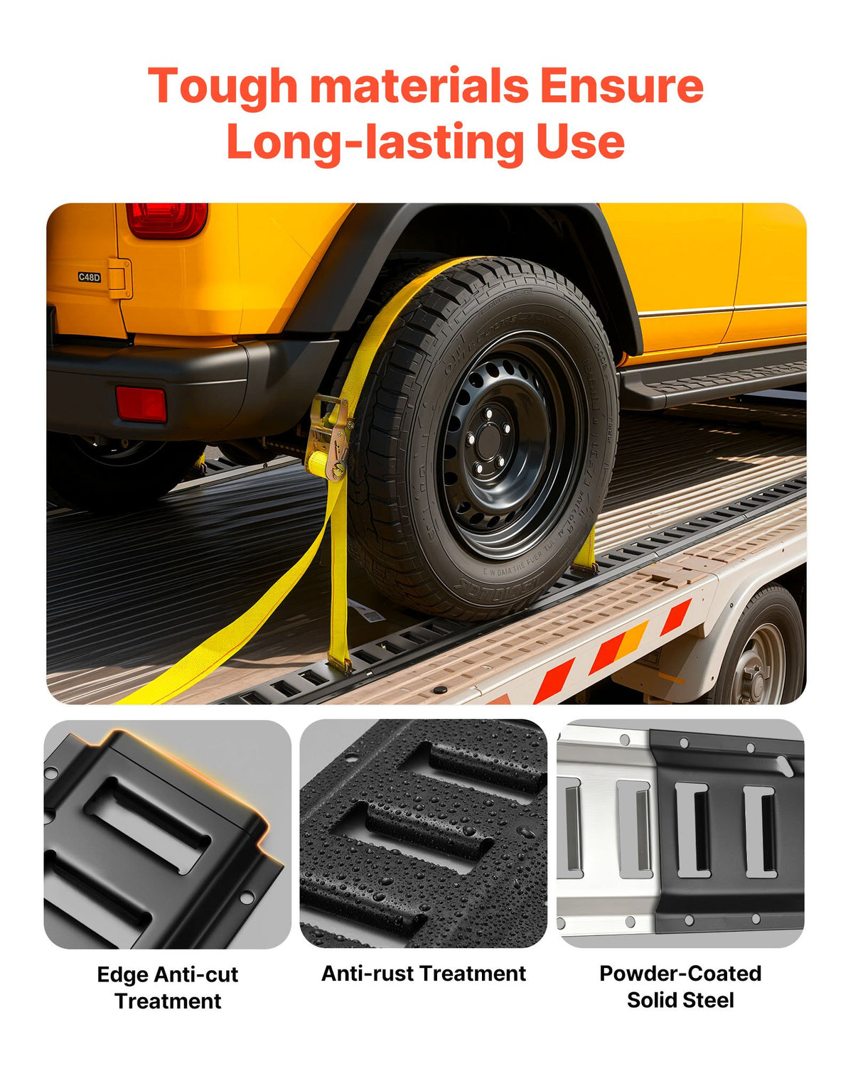E Track Rails for Trailer – 8 Pack, 1,500 lb Secure