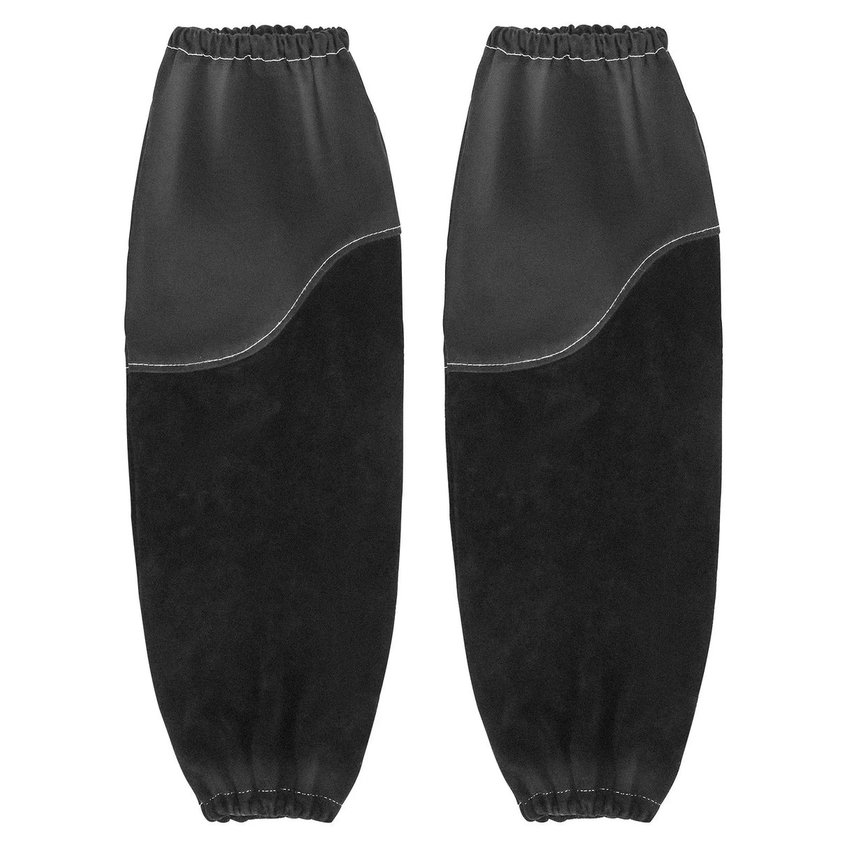 VEVOR Flame Resistant Welding Sleeves – Cowhide Leather & FR Cotton (Pair)