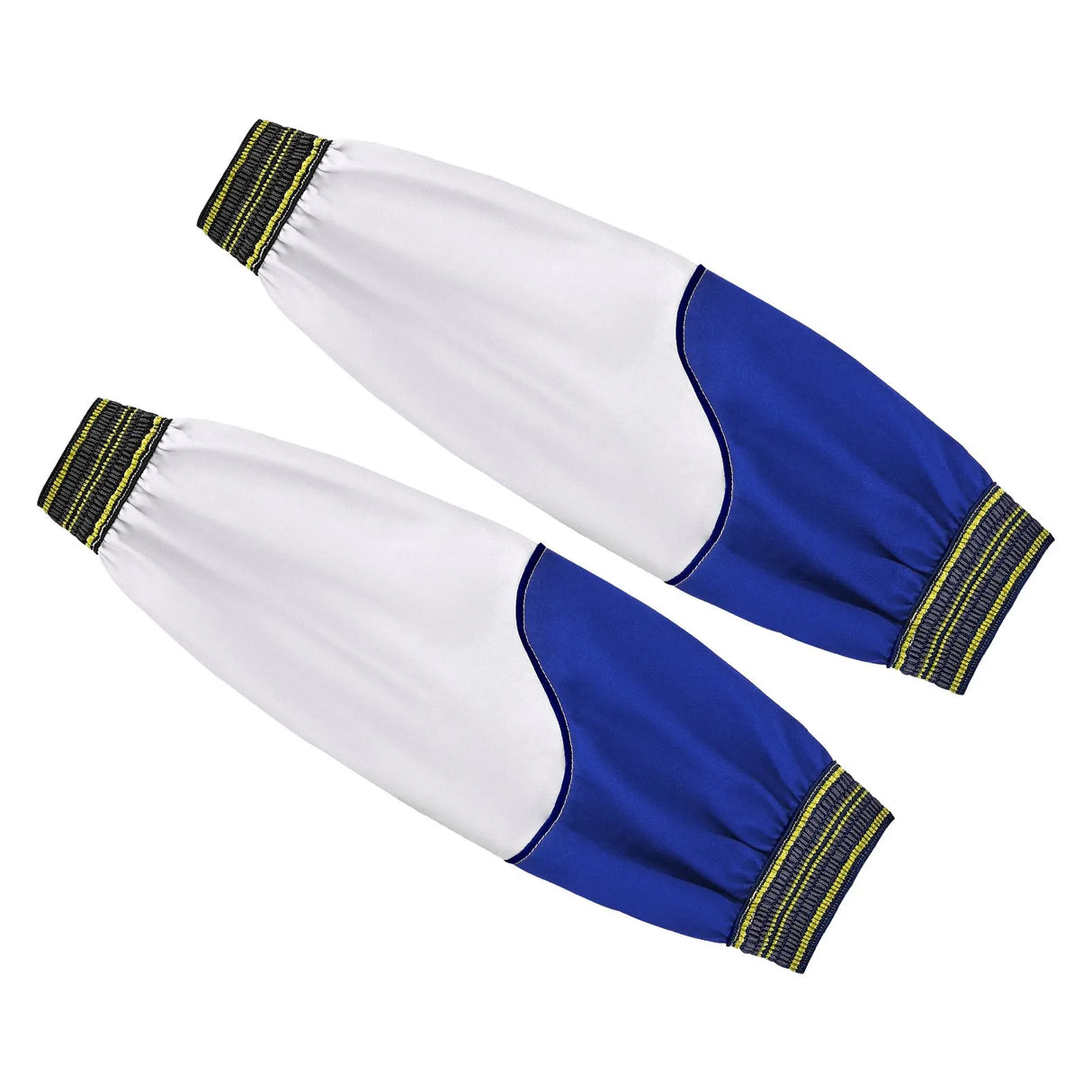 Flame Resistant Welding Sleeves – Sheepskin Leather & FR Cotton Arm Protectors with Elastic Cuffs (Pair)