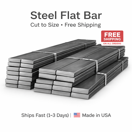 1/4" Steel Flat Bar | Cut to Size & Fast Shipping