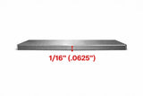 1/16 inch Square Steel Plate-Select Size - Square Steel Plate