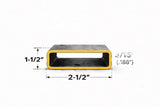 1-1/2’’ x 2-1/2’’ 3/16’’ Rectangle Steel Tubing – Select Length - 1-1/2 x 2-1/2