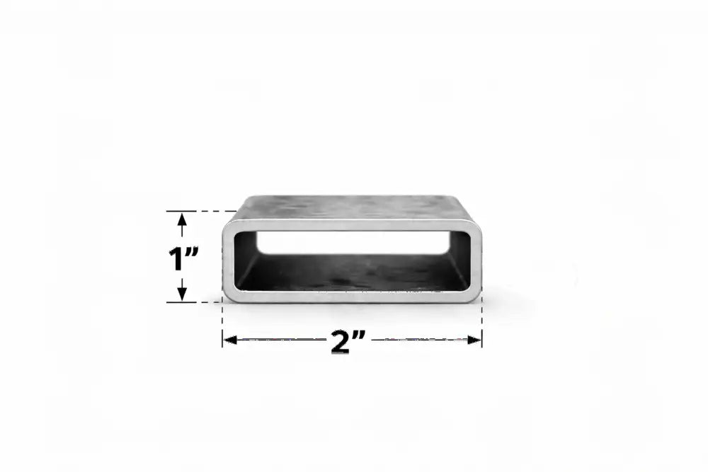 1’’ x 2’’ 11ga Rectangle Steel Tubing – Select Length - 1 x 2