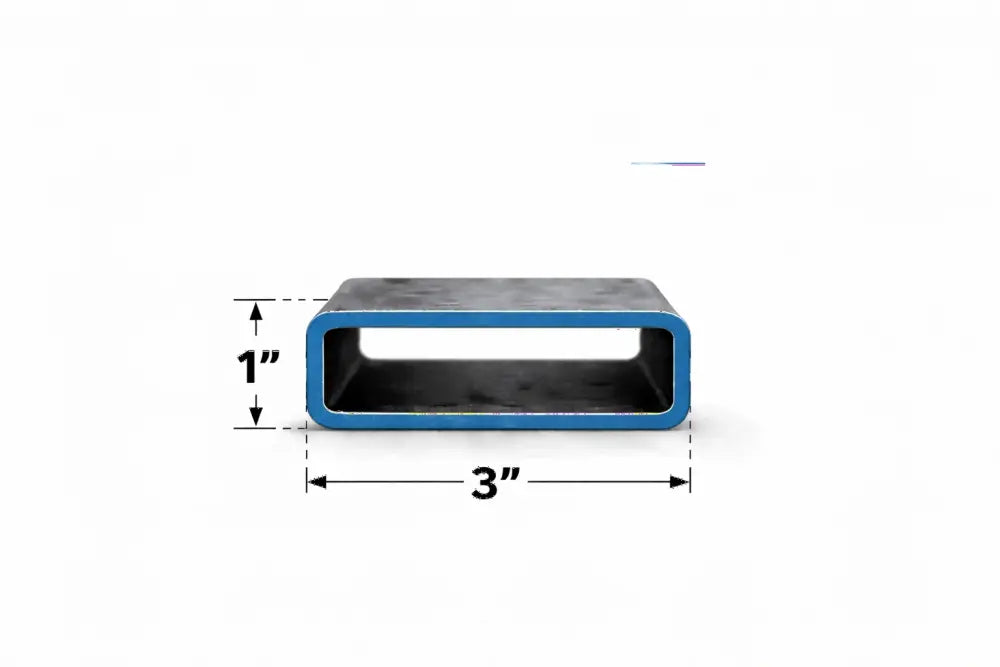1’’ x 3’’ 14ga Rectangle Steel Tubing – Select Length - 1 x 3