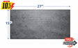 15 x 27 Steel Rectangle Plate -- 1'4 Thick-A36 Hot Rolled