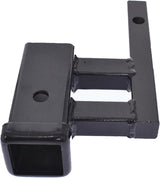 Trailer Hitch Extension Receiver Adapter 1.25" to 2" 350 lbs Black