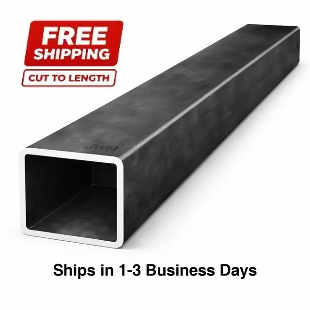 Square steel tubing 11ga (0.120") wall thickness