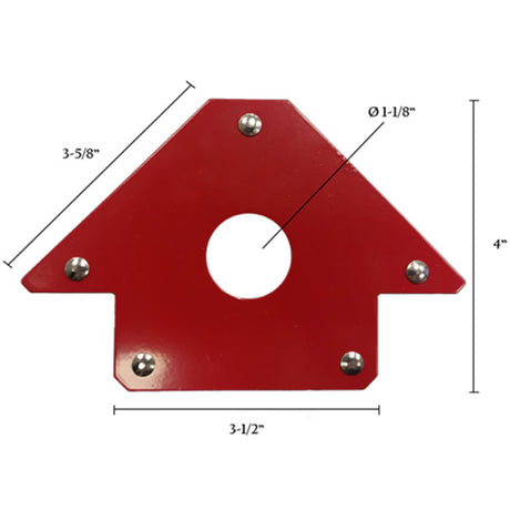 Multi-Purpose Welding Magnet – Heavy-Duty Magnetic Angle Holder (Medium & Large Sizes)