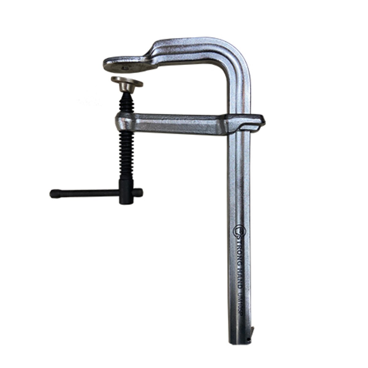 Strong Hand Tools Utility Clamp – 10-1/2" Opening with Standard Pad | Heavy-Duty F-Clamp