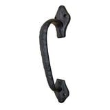 8" Cast Iron Door & Gate Handle – Heavy Duty Rustic Pull Handle