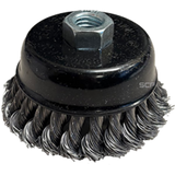 Carbon Steel Twisted Wire Cup Brush – Small Diameter Angle Grinder Wire Brush