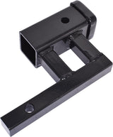 Trailer Hitch Extension Receiver Adapter 1.25" to 2" 350 lbs Black