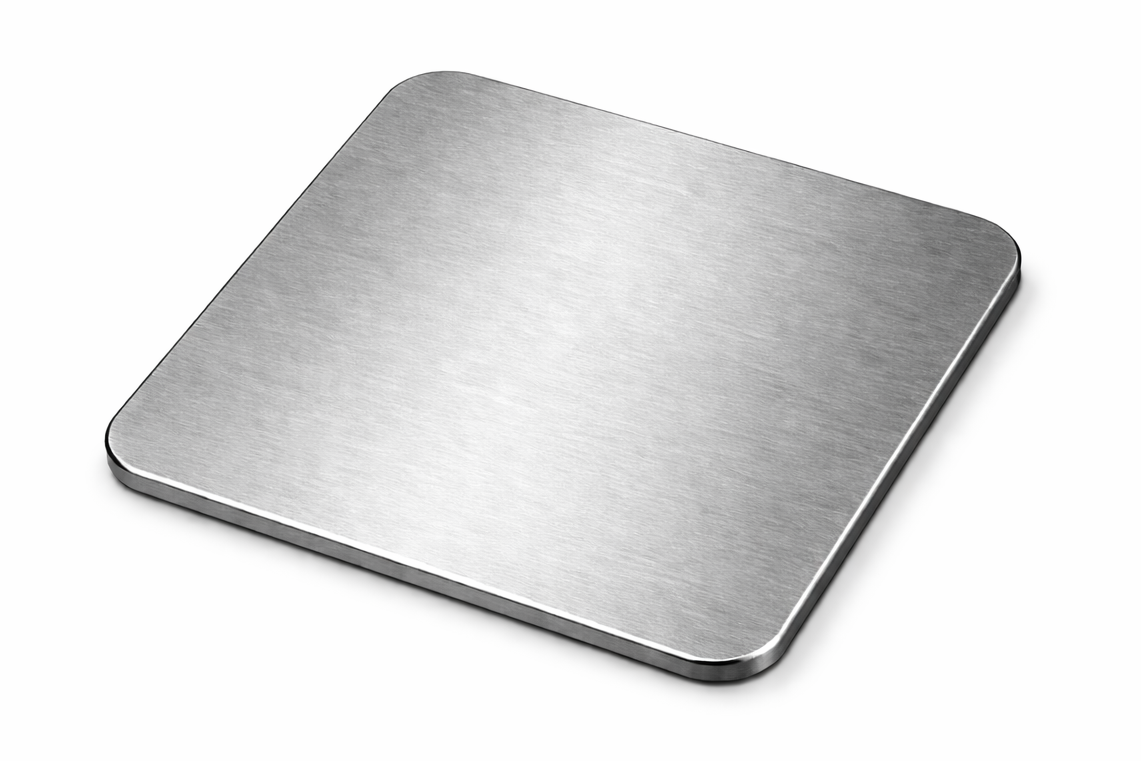 Square Steel Plate-1/4’’ Thick (1/2’’ Radius Corners)-Select Size - Square Rounded Corners