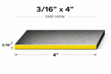 Flat Bar-3/16" x 4" Wide Steel Bar-Select Length