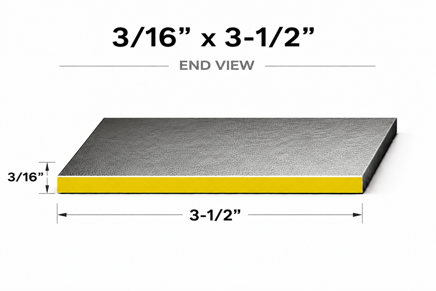 Flat Bar-3/16" x 3-1/2" Wide Steel Bar-Select Length