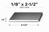 Flat Bar-1/8" x 2-1/2" Wide Steel Bar-Select Length