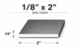 Flat Bar-1/8" x 2" Wide Steel Bar-Select Length