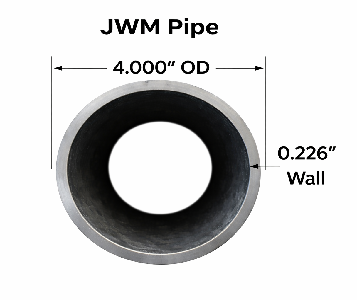 Steel Pipe-3-1/2" Schedule 40-Cut to Length