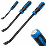 3-Piece Heavy-Duty Pry Bar Set – 8", 12" & 18" with Strike Caps