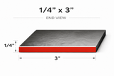 Flat Bar-1/4" x 3" Wide Steel Bar-Select Length