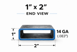 1" x 2" 14ga Rectangle Steel Tubing – Select Length
