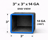 3" x 3" 14ga Square Steel Tubing – A500 Grade B – Select Length