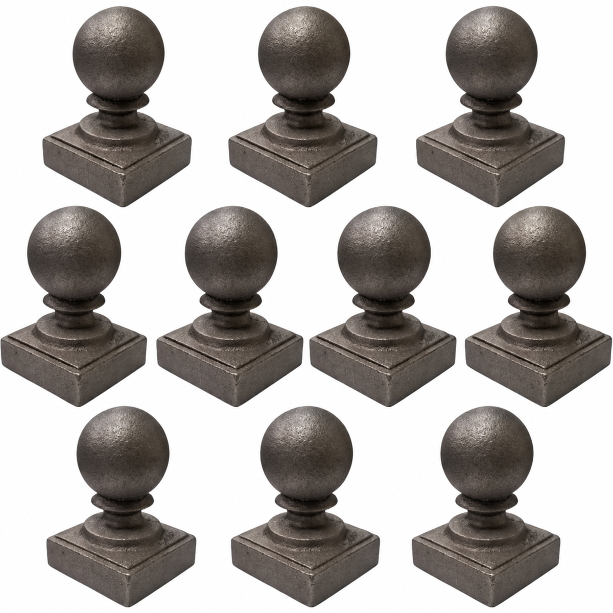 Cast Iron Ball Post Cap 3"