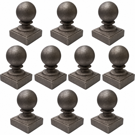 Cast Iron Ball Post Cap 3"