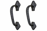 8" Cast Iron Door & Gate Handle – Heavy Duty Rustic Pull Handle