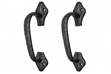 8" Cast Iron Door & Gate Handle – Heavy Duty Rustic Pull Handle