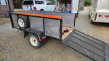 TrailTailgate er Lift Assist, Max 180 lbs Load Capacity, Compatible with Open Utility Trailer Tailgate and Ramp, with 10 to 24 Inches Heights Side Rail and 4 to 6 Feet Height Tail Gate or Ramp | US